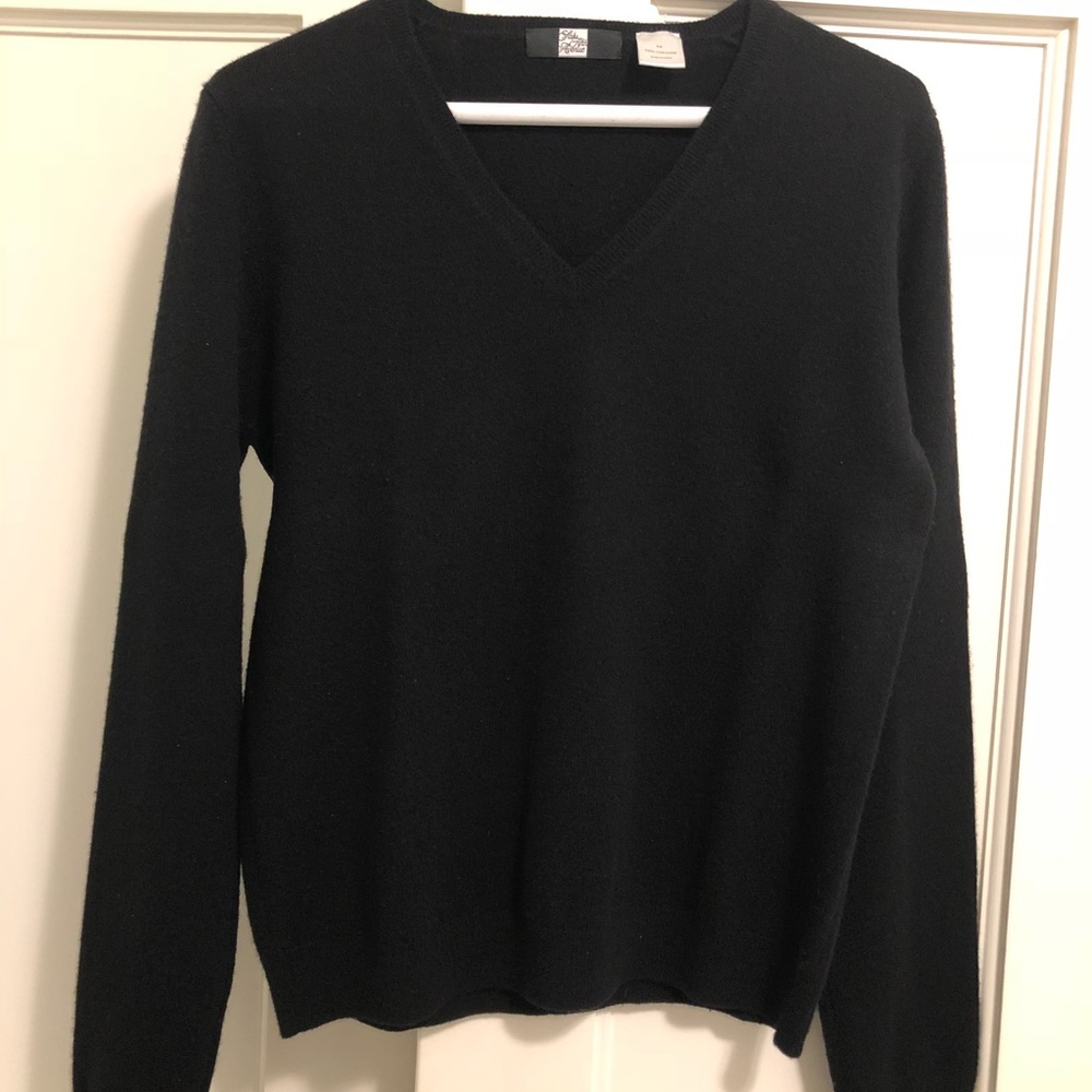 Black Cashmere Sweater from Saks Fifth Avenue